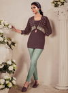 Brown Colour Vardan Batak 1 Fancy Ethnic Wear Rayon Designer Stylist Top Collection 2072